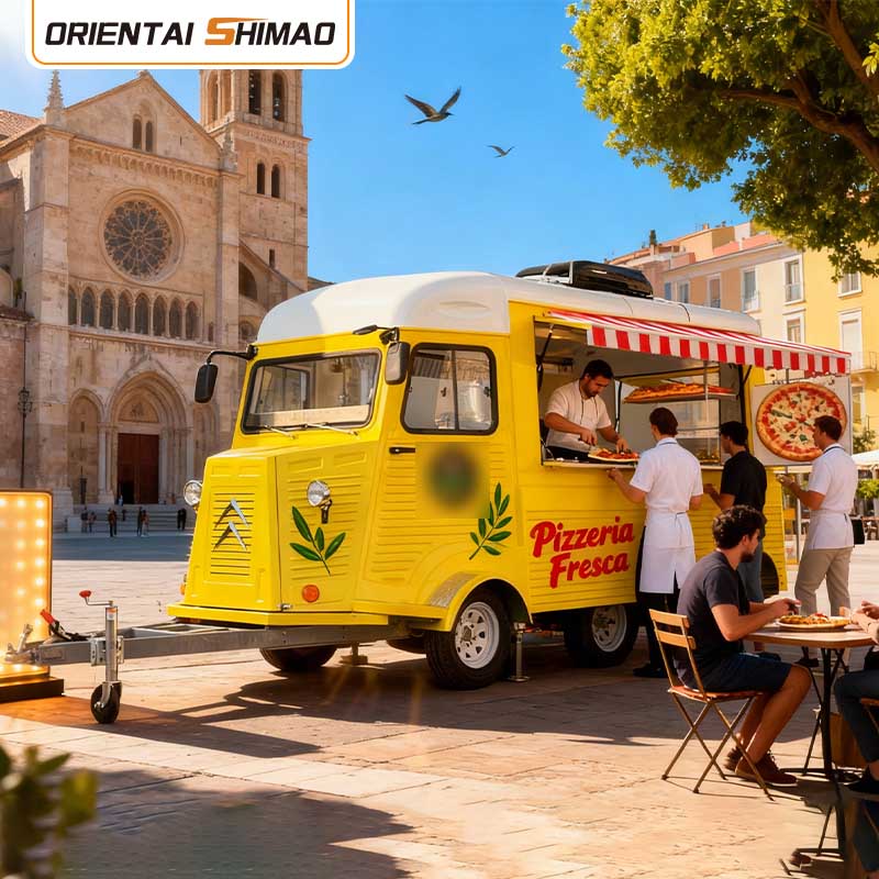 Coffee Shop Coffee Truck Mobiilne kohvihaagis Kiirtoidutoidu haagis Toiduauto