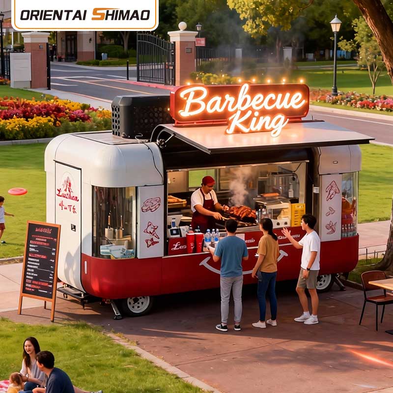 Magustoidukäru Mobiilne köök Tänavatoidukäru Toitlustus Toiduhaagis Sweet Concept Food Truck